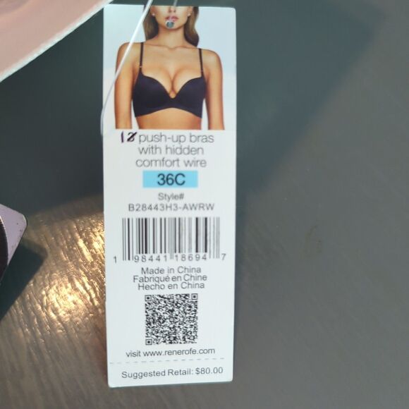 Sophie B Sculpted Shape Push Up Bra 36C White Padded Hidden Wire - Picture 3 of 7